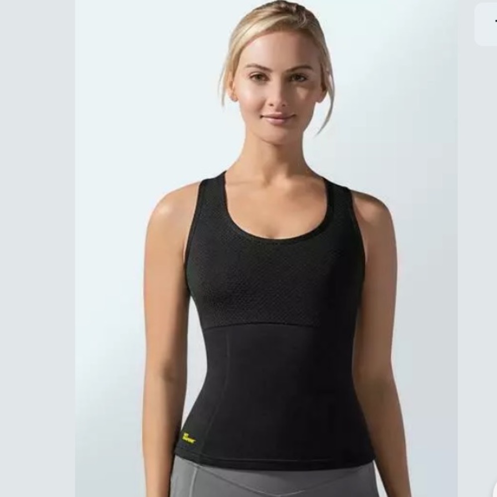 Set of 2 Women Hot Shapers Hot Tank Black Waist